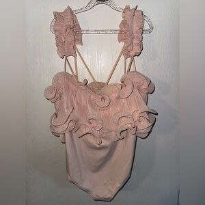 Free People "For The Frill Of It" bodysuit